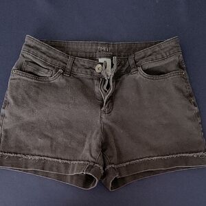 Time and True/size 6/ Black Denim Shorts